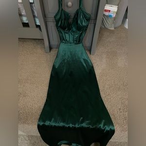 Dark Green Dress
